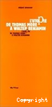 Utopiques 3 : L'utopie de Thomas More à Walter Benjamin