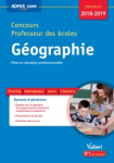 Concours professeur des écoles : géographie